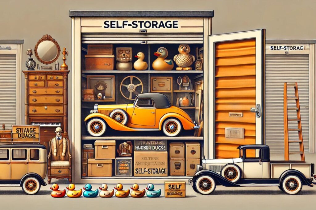 Seltsame Dinge die Menschen lagern